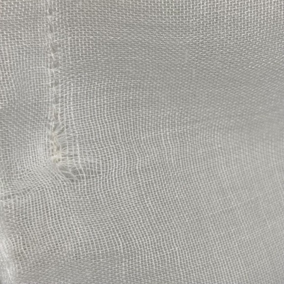 Marcus Adler New York White With Blue Embroidery Tassel Kimono Poncho One Size - Picture 9 of 10